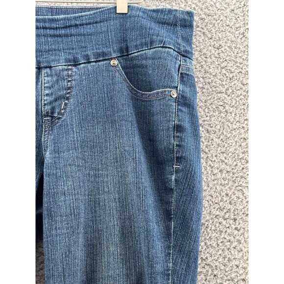 Jag Jeans Womens Pull-On Stretch Denim Jeans Size 8P - Picture 4 of 9
